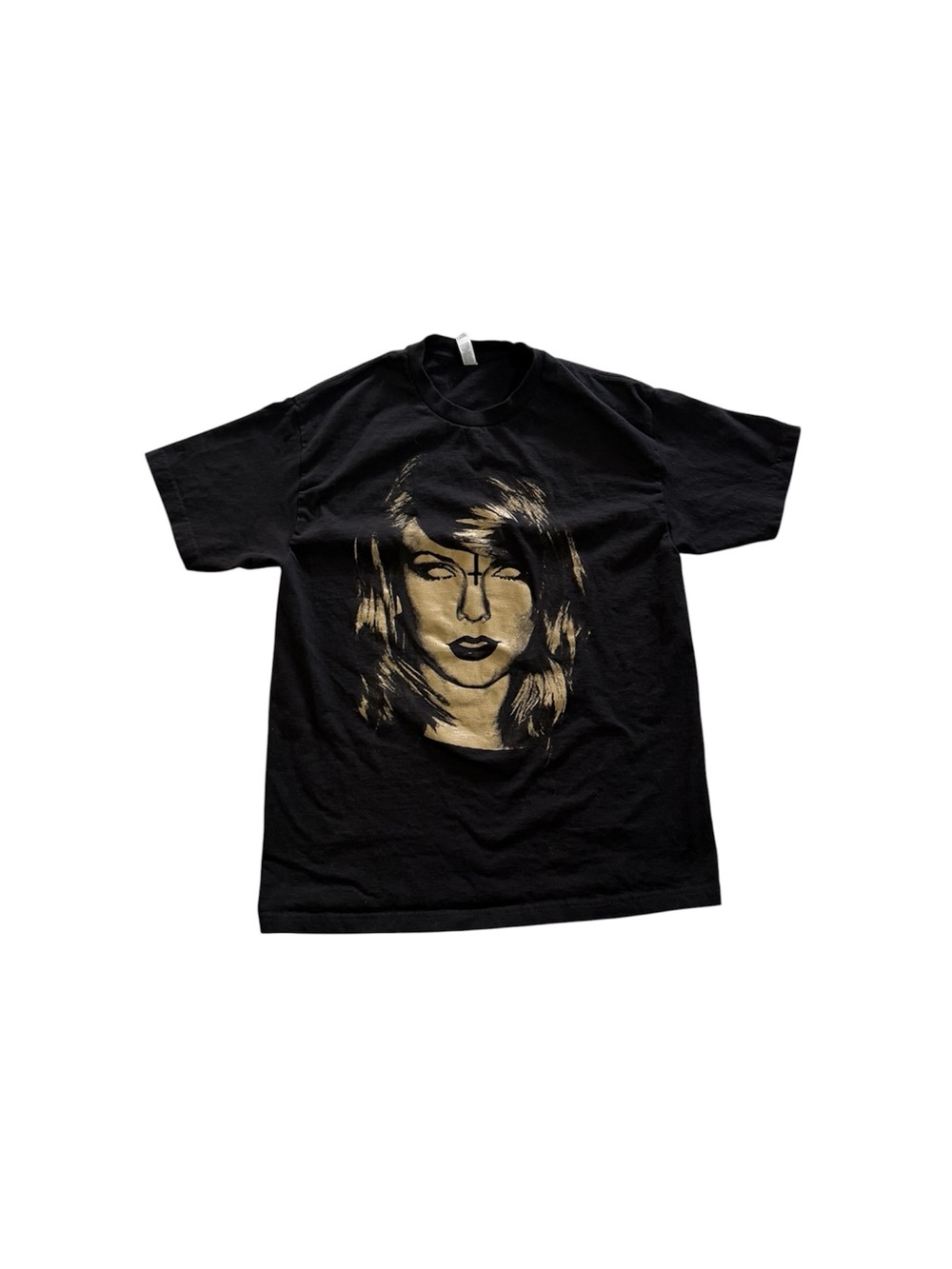 Meth Syndicate Taylor Swift Mark of the Beast Black Shirt Men Size L